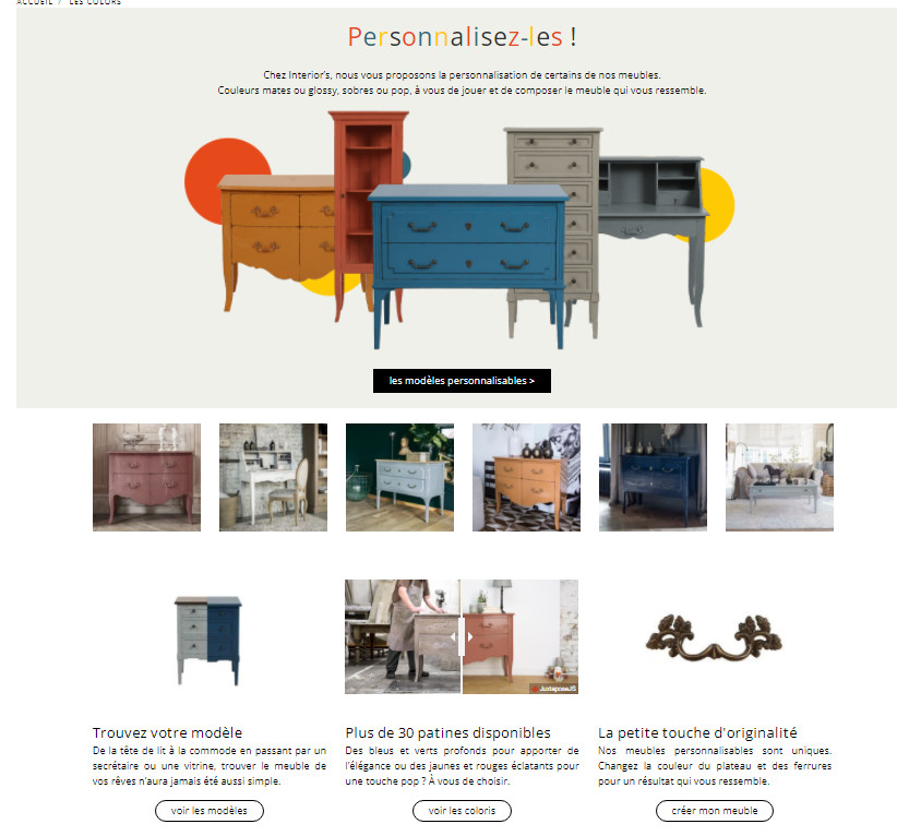 Découvrez la collection de meubles à personnaliser en cliquant ici Découvrez la collection de meubles à personnaliser en cliquant ici