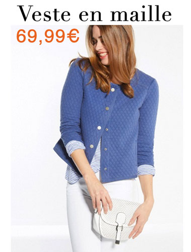 La veste en maille La veste en maille