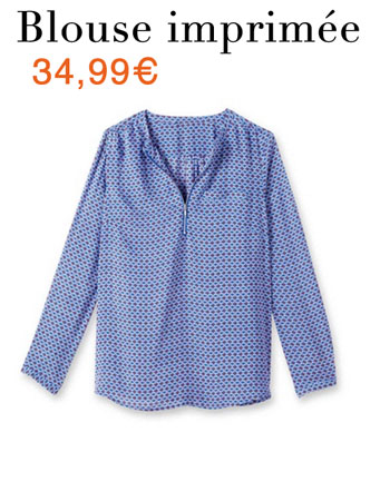 La belle blouse imprimée