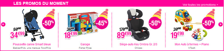 Les promos du moment Les promos du moment