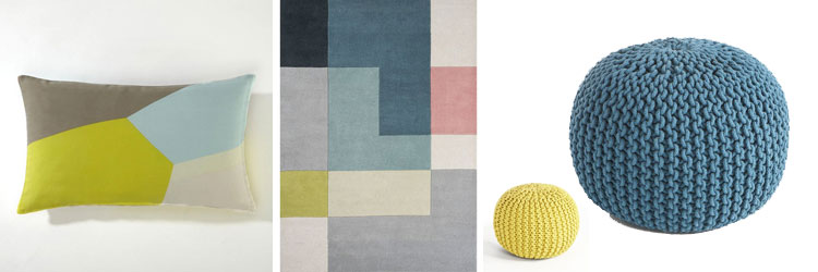Housses de coussins, tapis, poufs... Tout ce qu'il faut pour votre intérieur Housses de coussins, tapis, poufs... Tout ce qu'il faut pour votre intérieur