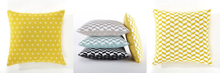 Les housses de coussins doubles à motifs Les housses de coussins doubles à motifs