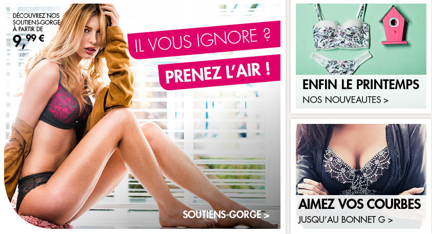 La collection lingerie. La collection lingerie.