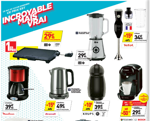 Conforama dispose aussi d'une large collection de petit électroménager ! Conforama dispose aussi d'une large collection de petit électroménager !