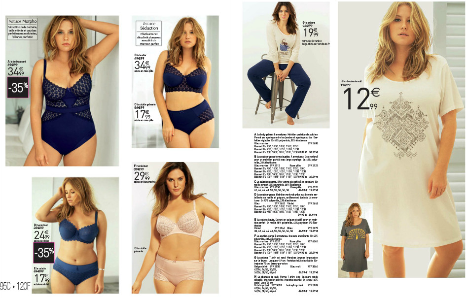 La lingerie Taillissime La lingerie Taillissime