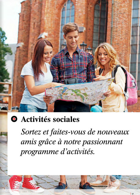 Des programmes d'activités et de destinations variées Des programmes d'activités et de destinations variées