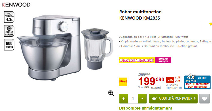 Le robot multifonction Kenwood Le robot multifonction Kenwood