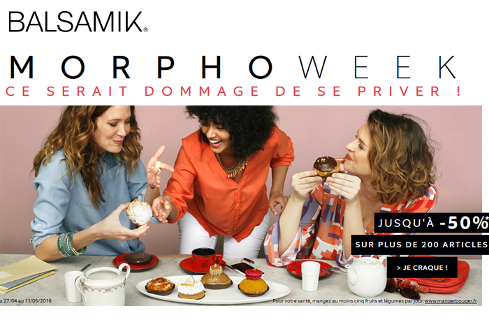 [Morphoweek chez Balsamik !] Jusqu'à -50% de réduction sur + de 200 articles...