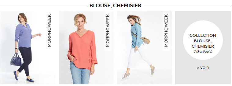 Des blouses, des chemisiers...