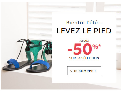Jusqu'à -50% sur la sélection de chaussures