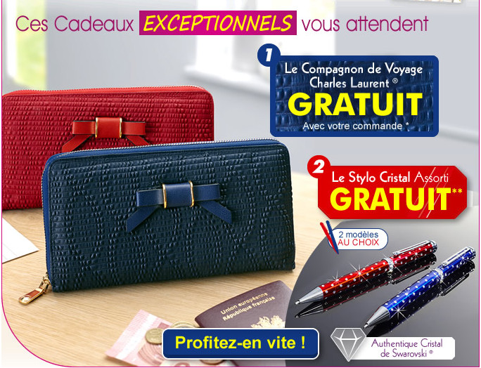 Votre cadeau gratuit Votre cadeau gratuit