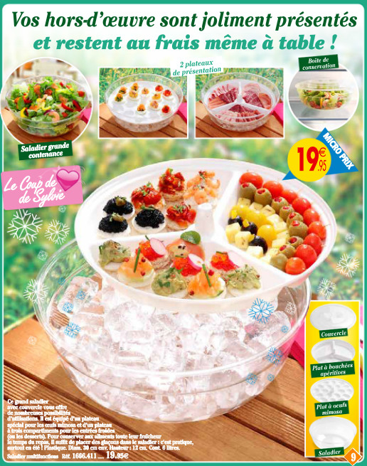 De quoi garder vos hors-d'oeuvres frais et savoureux ! De quoi garder vos hors-d'oeuvres frais et savoureux !