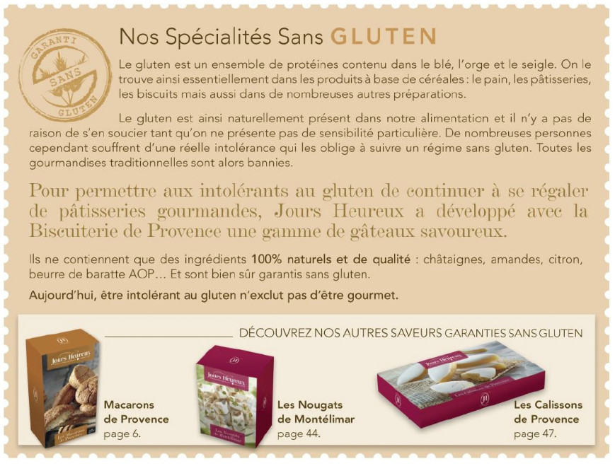 les spécialités sans gluten les spécialités sans gluten