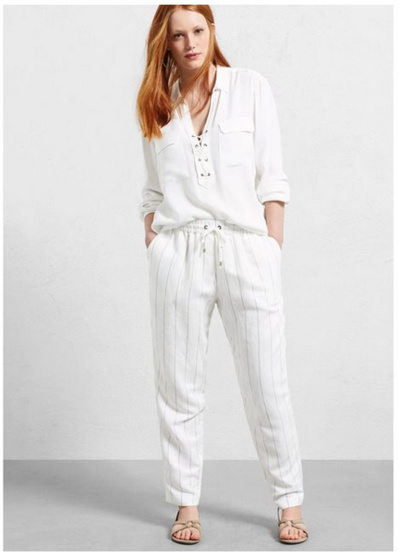 Le pantalon baggy en lin Violeta Le pantalon baggy en lin Violeta