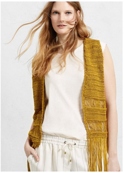 Le gilet à franges Violeta Le gilet à franges Violeta