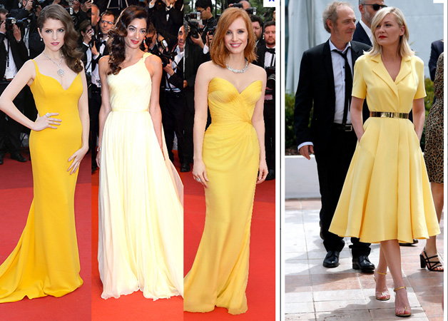 Les robes, il y en a aussi des jaunes !