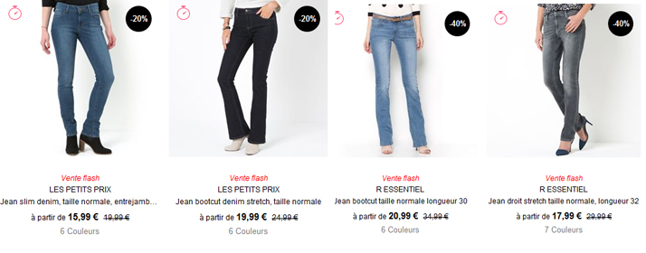 Des jeans, de toutes les tailles et de toutes les coupes !