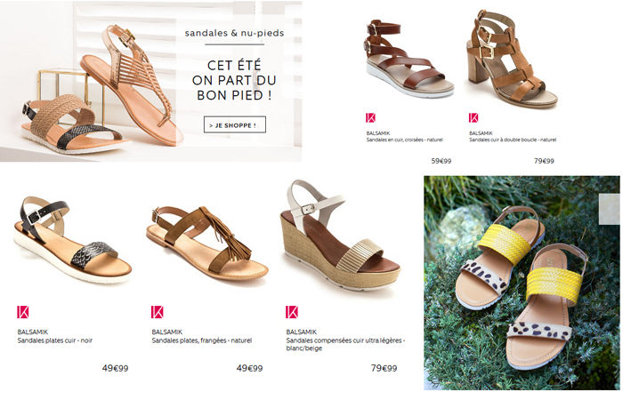 Cet été, on part du bon pied avec les sandales Balsamik ! Cet été, on part du bon pied avec les sandales Balsamik !