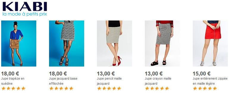 Chez Kiabi, les jupes aussi sont à petit prix ! Chez Kiabi, les jupes aussi sont à petit prix !