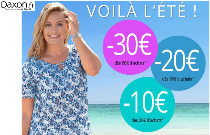 Voilà l'été ! Plein de réductions avec Daxon Voilà l'été ! Plein de réductions avec Daxon