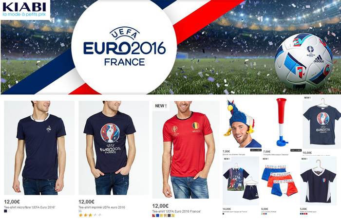 Euro2016 : coup d'envoi demain ! Avez-vous le tee-shirt de votre équipe préférée messieurs ?  