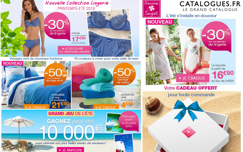 Linge de maison, lingerie, et bien d'autres chez Françoise Saget Linge de maison, lingerie, et bien d'autres chez Françoise Saget