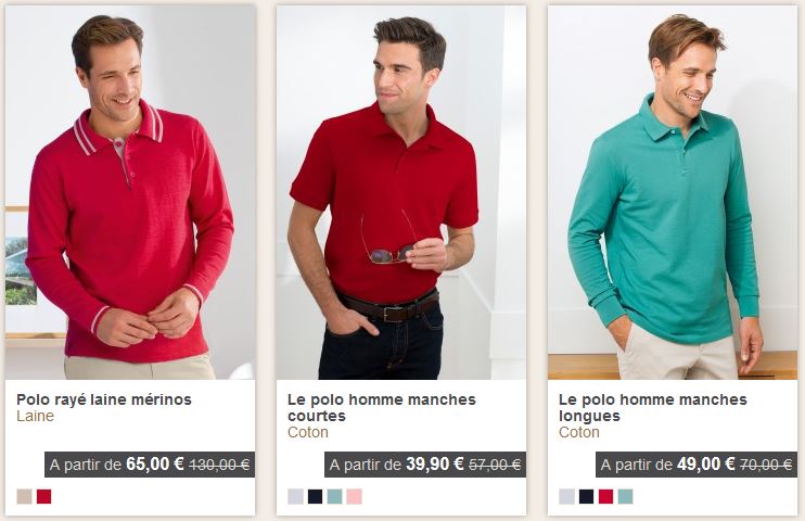 La collection pour homme