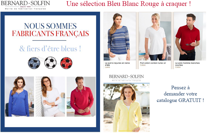 La sélection bleu, blanc, rouge de Bernard Solfin