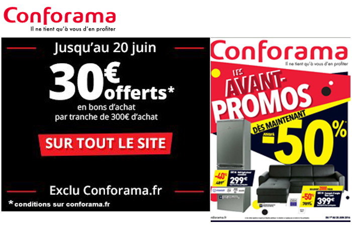 30€ offerts en bons d'achat par tranche de 300€ d'achat 30€ offerts en bons d'achat par tranche de 300€ d'achat