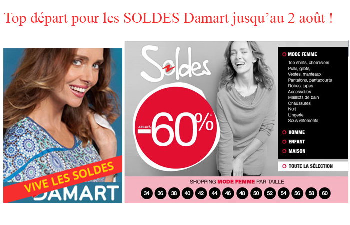 C'est les soldes chez Damart !