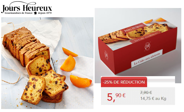 La cake aux abricots La cake aux abricots