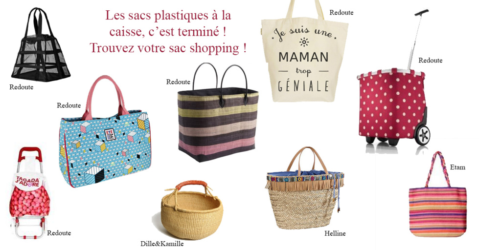 Les sacs plastiques, c'est terminé. Place aux cabas ! Les sacs plastiques, c'est terminé. Place aux cabas !