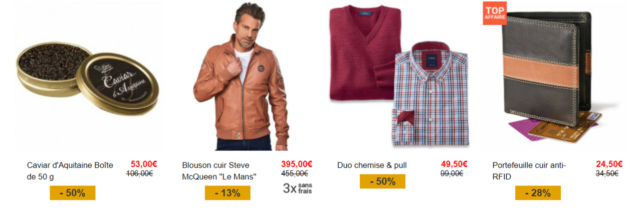 Cliquez ici pour voir les nouveautés Mode homme