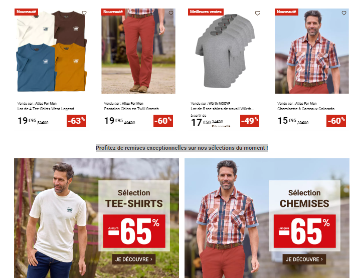 Profitez de la promotion sur la boutique Atlasformen.fr