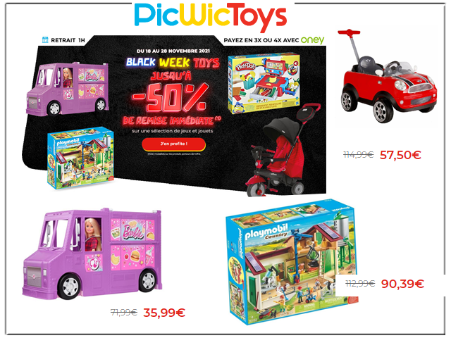 PICWICTOYS - BLACK FRIDAY - JEUX et JOUETS - 