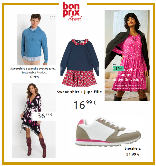 BONPRIX - Des vêtements petits prix pour toute la famille ! 