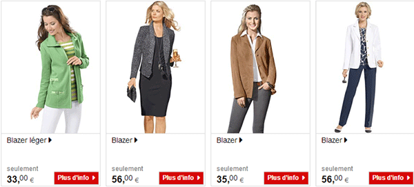 Les offres Moda Vilona sur les blazers !