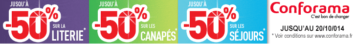 Profitez des réductions Confo !