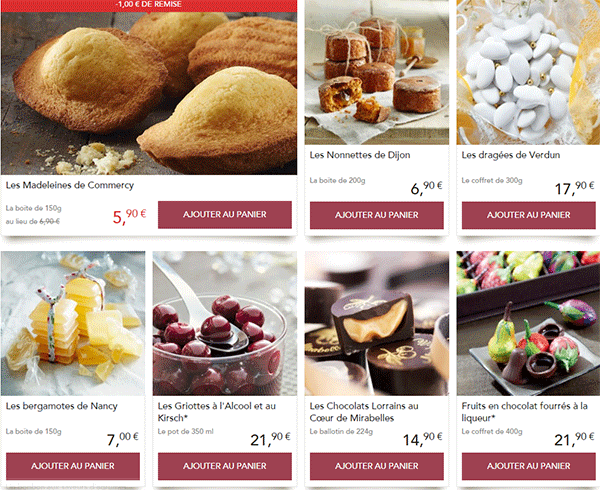 Toutes les délicieuses gourmandises Jours Heureux