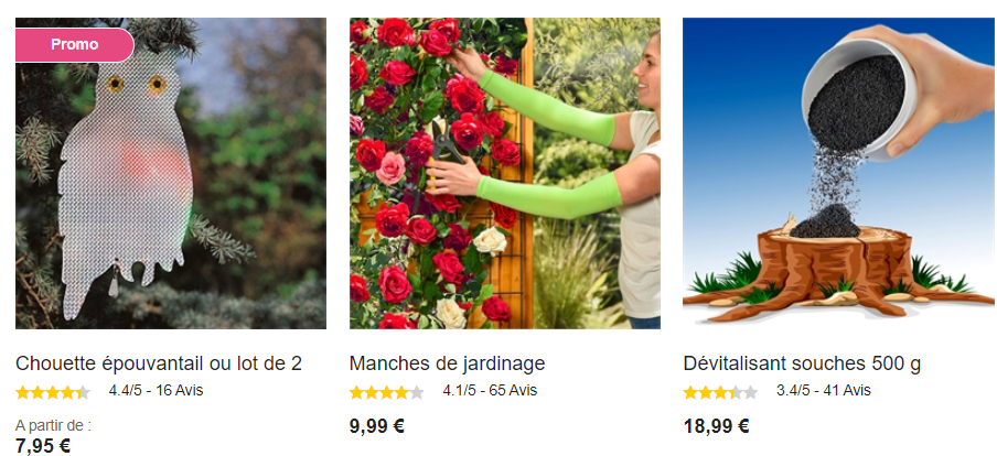 Je clique ici pour voir les nouveautés Jardin