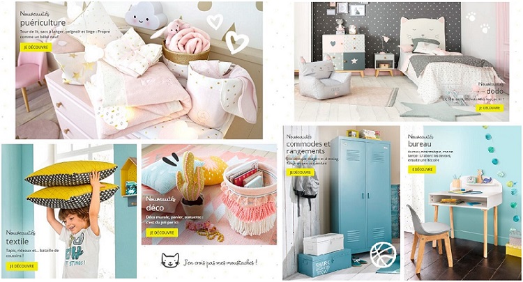 Voir la collection de décoration enfant Maisons du Monde