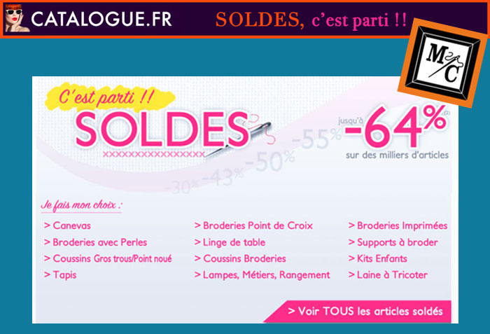 Soldes Amp Reductions La Maison Du Canevas Sur Catalogue Fr