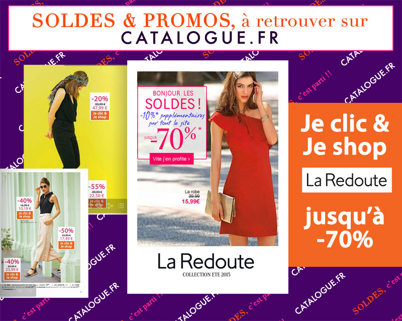 Profitez des soldes et promos La Redoute