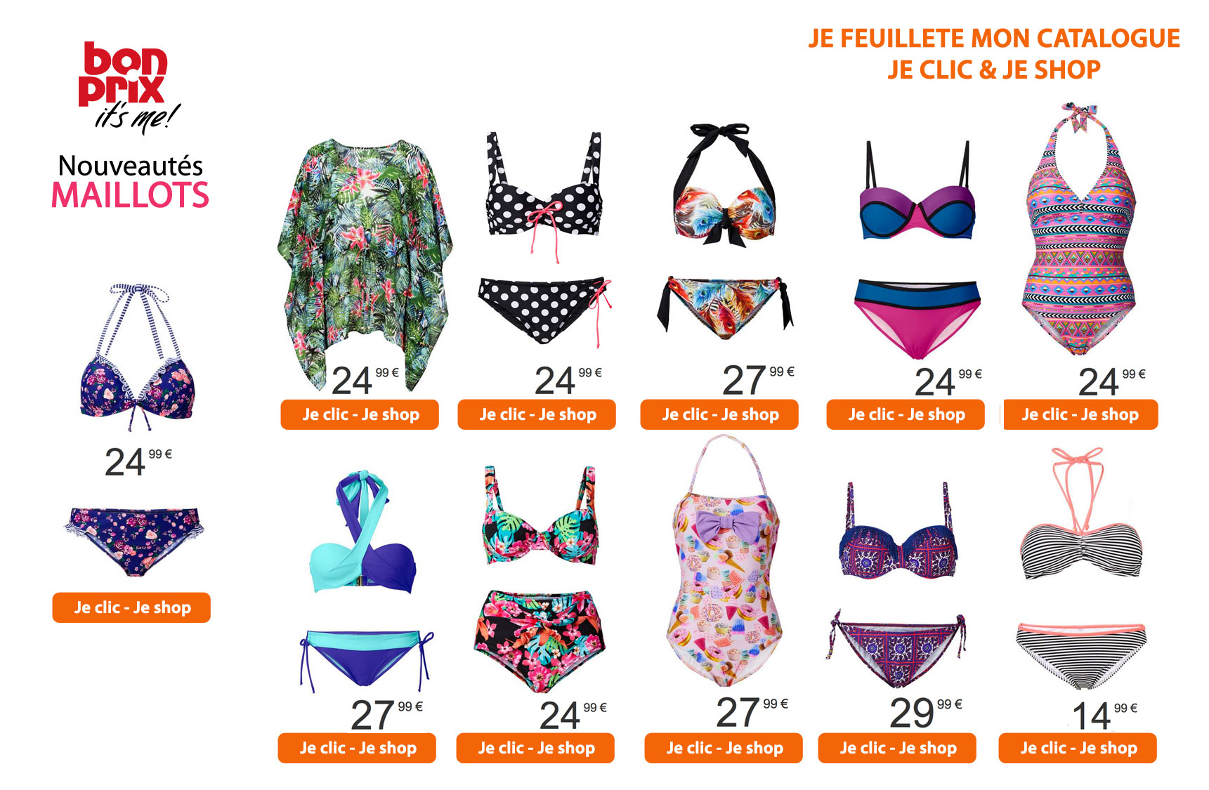 Les modèles de maillots de bain Bonprix