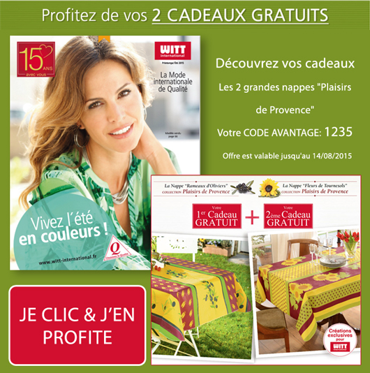 Profitez de vos deux cadeaux gratuits !