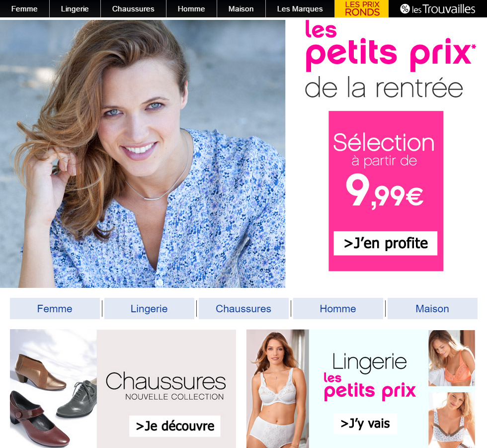 Je clique et je profite des petits prix de la rentrée