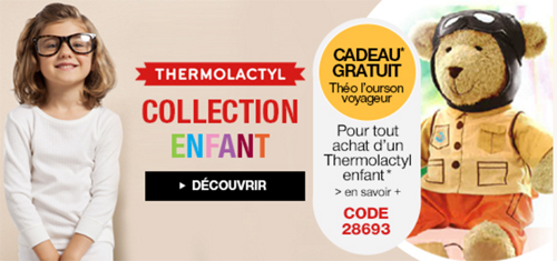 Le Thermolactyl, c'est aussi pour les enfants !