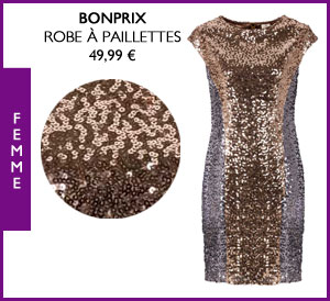 La robe à paillettes