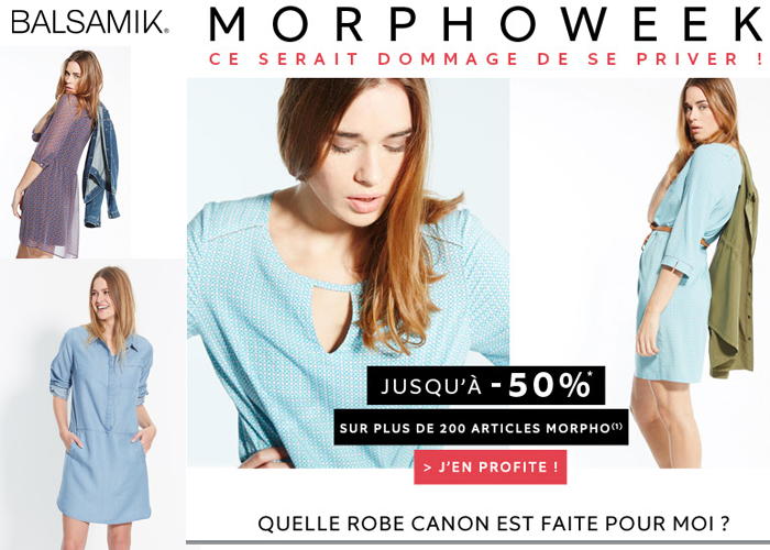 Avec le Morphoweek de Balsamik, découvrez quelle robe est faite pour vous !