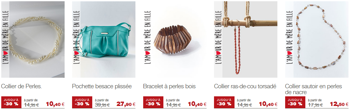 Quelques idées cadeaux à - 30% de rédcution.